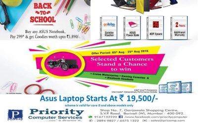 Asus Back to School Offer