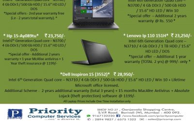 Budget Laptop Starting @ 19,900/-
